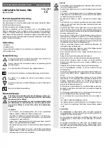 Preview for 1 page of Conrad 55 09 92 Operating Instructions Manual