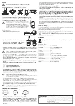 Preview for 2 page of Conrad 55 13 18 Operating Instructions Manual