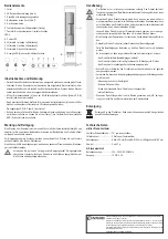 Предварительный просмотр 2 страницы Conrad 55 13 98 Operating Instructions Manual