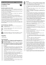 Предварительный просмотр 1 страницы Conrad 55 25 22 Operating Instructions Manual