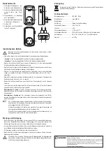 Предварительный просмотр 2 страницы Conrad 55 25 22 Operating Instructions Manual