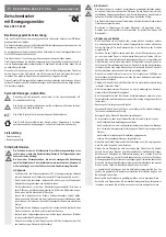 Предварительный просмотр 1 страницы Conrad 552445 Operating Instructions Manual