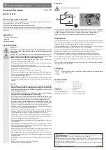 Предварительный просмотр 1 страницы Conrad 56 00 76 Operating Instructions