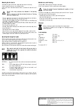 Предварительный просмотр 4 страницы Conrad 56 10 79 Operating Instructions Manual