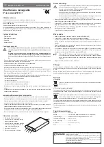 Предварительный просмотр 3 страницы Conrad 56 13 91 Operating Instructions