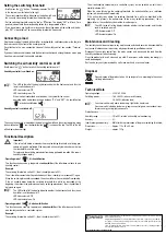 Preview for 4 page of Conrad 56 16 00 Operating Instructions Manual