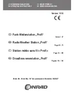 Preview for 1 page of Conrad 562527 Operating Instructions Manual