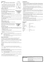 Предварительный просмотр 4 страницы Conrad 57 19 05 Operating Instructions Manual