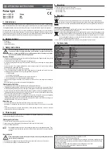 Preview for 2 page of Conrad 59 15 25 Operating Instructions