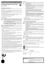 Предварительный просмотр 1 страницы Conrad 591224 Operating Instructions