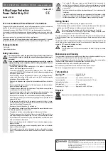 Preview for 2 page of Conrad 612990 Operating Instructions