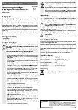 Предварительный просмотр 4 страницы Conrad 612990 Operating Instructions