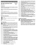 Предварительный просмотр 3 страницы Conrad 62 51 44 Operating Instructions Manual