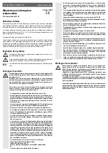 Предварительный просмотр 5 страницы Conrad 62 51 44 Operating Instructions Manual