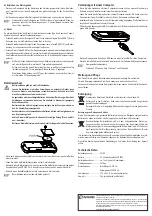 Preview for 2 page of Conrad 620833 Operating Instructions Manual