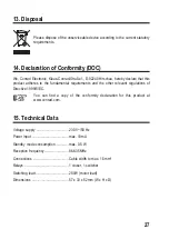 Preview for 27 page of Conrad 64 64 08 Operating Instructions Manual