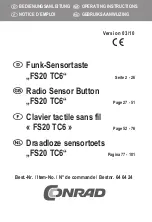 Preview for 1 page of Conrad 64 64 24 Operating Instructions Manual