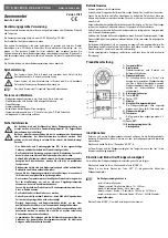 Предварительный просмотр 1 страницы Conrad 64 64 45 Operating Instructions Manual