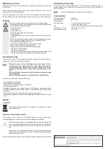 Preview for 4 page of Conrad 646603 Operating Instructions Manual