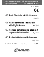 Conrad 67 17 16 Operating Instructions Manual предпросмотр