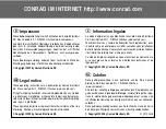 Preview for 94 page of Conrad 67 17 28 Operating Instructions Manual