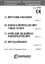 Conrad 67 20 03 Operating Instruction preview