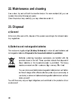 Preview for 39 page of Conrad 67 20 03 Operating Instruction