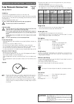 Предварительный просмотр 2 страницы Conrad 67 25 33 Quick Start Manual