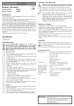 Предварительный просмотр 4 страницы Conrad 67 87 44 Operating Instructions