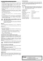 Preview for 2 page of Conrad 75 09 33 Operating Instructions Manual