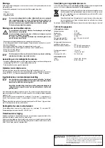 Preview for 8 page of Conrad 75 15 52 Operating Instructions Manual