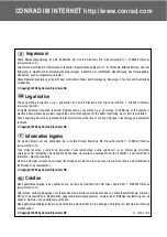 Preview for 3 page of Conrad 75 15 54 Operating Instructions Manual