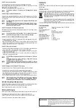 Предварительный просмотр 2 страницы Conrad 75 15 82 Operating Instructions Manual