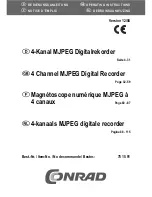 Preview for 1 page of Conrad 75 15 91 Operating Instructions Manual