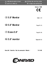 Preview for 1 page of Conrad 75 15 92 Operating Instructions Manual