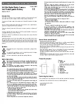 Предварительный просмотр 3 страницы Conrad 75 16 17 Operating Instructions Manual