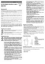 Предварительный просмотр 7 страницы Conrad 75 16 17 Operating Instructions Manual