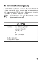 Предварительный просмотр 19 страницы Conrad 75 16 72 Operating Instructions Manual