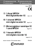 Preview for 1 page of Conrad 75 16 91 Operating Instructions Manual