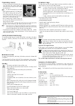 Preview for 4 page of Conrad 75 19 01 Operating Instructions Manual