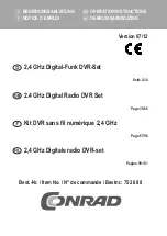 Conrad 75 26 88 Operation Instructions Manual предпросмотр