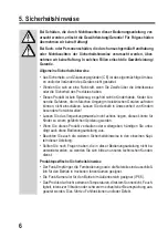 Предварительный просмотр 6 страницы Conrad 75 26 88 Operation Instructions Manual