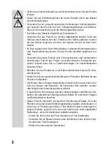 Предварительный просмотр 8 страницы Conrad 75 26 88 Operation Instructions Manual