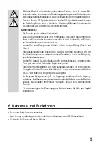 Предварительный просмотр 9 страницы Conrad 75 26 88 Operation Instructions Manual