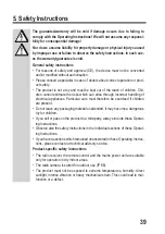 Предварительный просмотр 39 страницы Conrad 75 26 88 Operation Instructions Manual