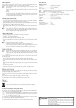 Preview for 4 page of Conrad 75 41 39 Operating Instructions Manual