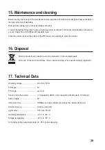 Preview for 39 page of Conrad 750987 Operating Instructions Manual