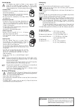 Preview for 2 page of Conrad 751170 Operating Instructions Manual