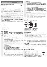 Preview for 3 page of Conrad 751170 Operating Instructions Manual