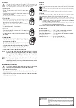 Preview for 4 page of Conrad 751170 Operating Instructions Manual